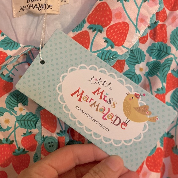 Little Miss Marmalade Vintage "Love You Berry Much" Nellie Dress Size 14 - Picture 5 of 11